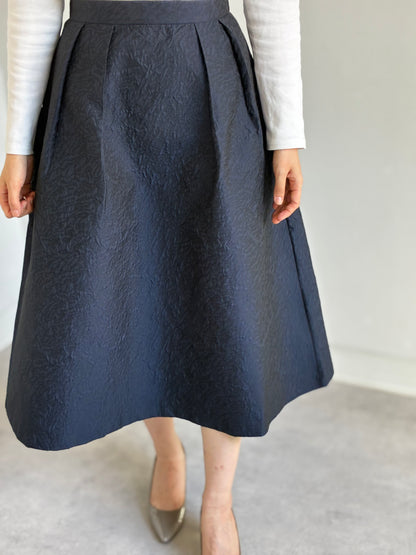 【ALIUNA SELECT】Travel Jacquard Skirt