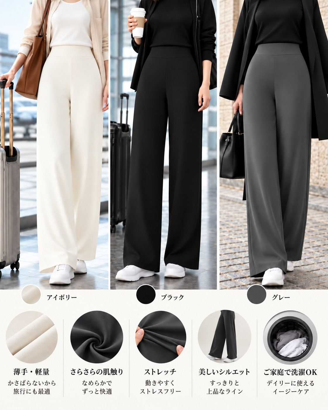 【ALIUNA SELECT】Flight Pants